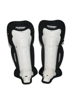MCKENNEY CAT #2 LACROSSE LEG GUARDS PEEWEE 5000 14" BLACK