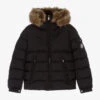 Teen Black Down Puffer Jacket